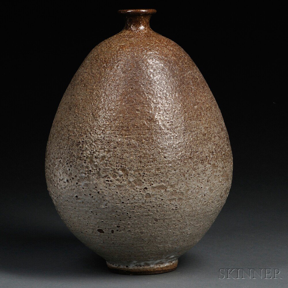 Appraisal: Edwin Mary Scheier Vase Studio pottery New Hampshire mid- th