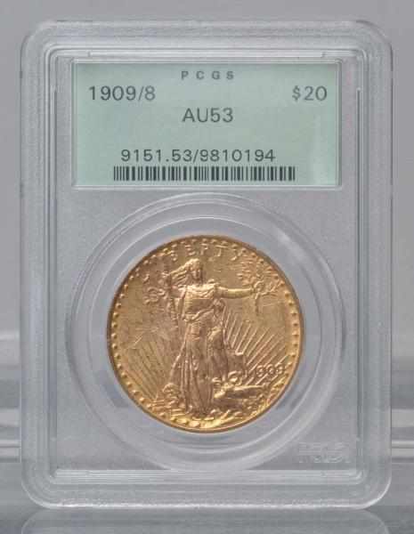 Appraisal: St Gaudens Double Eagle Description PCGS AU