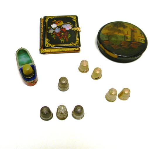 Appraisal: Early ladies accessories and photography eleven pieces including two partially