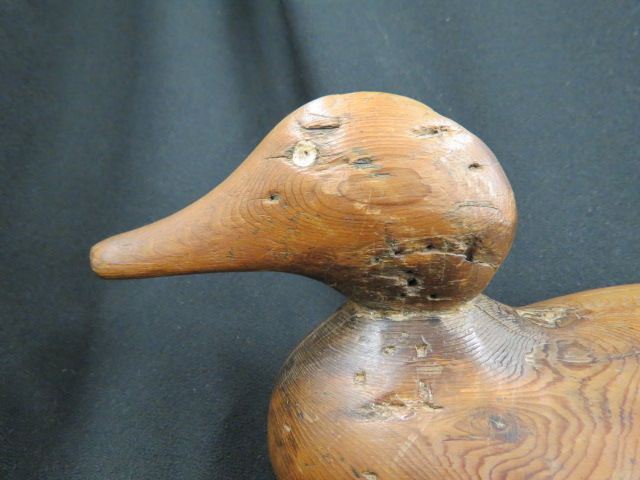 Appraisal: Early Wooden Decoy pine long tall