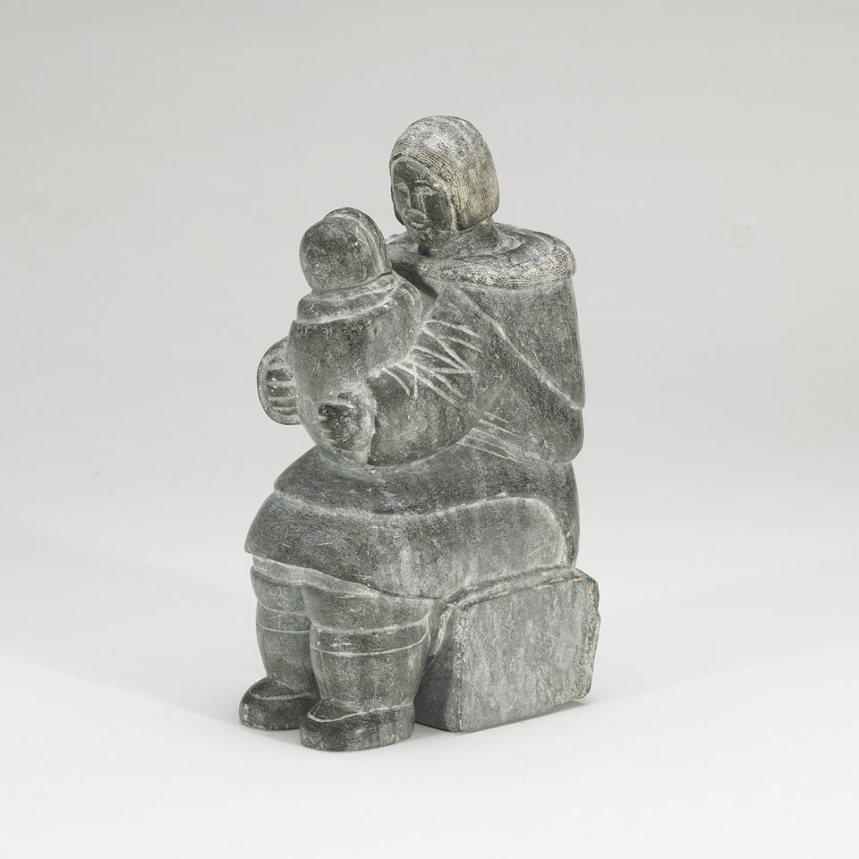 Appraisal: EVIE TULLAUGAQ KOPERQUACUK - E - Salluit MOTHER WITH CHILD