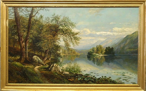 Appraisal: - Lewis Edmund Darch American Pennsylvania - large oil on