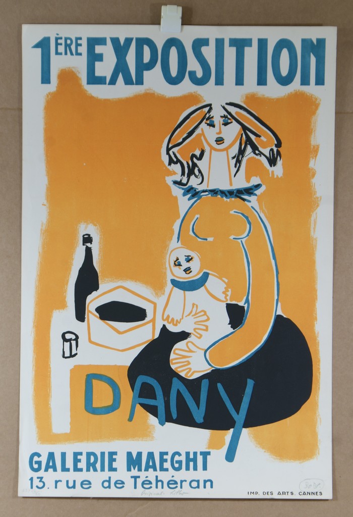 Appraisal: Poster Dany ere Exposition Galerie Maeght publ by Imp des