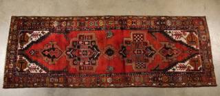 Appraisal: ORIENTAL RUG ' X ' PERSIAN CAUCASIAN RUNNER ORIENTAL RUG