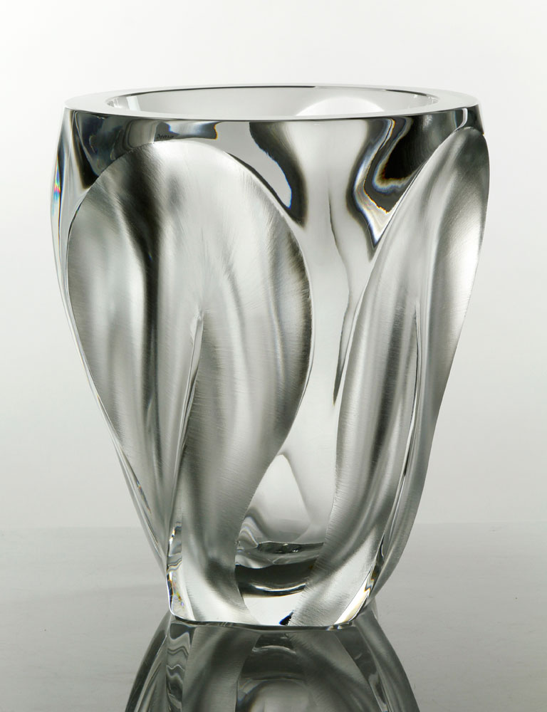 Appraisal: - Lalique Ingrid Vase Lalique Ingrid vase clear and frosted