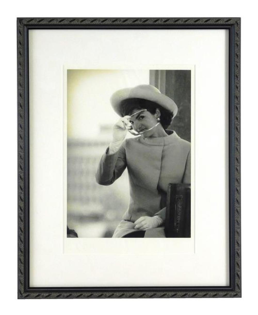 Appraisal: Arthur Rickerby American - Jackie Kennedy Gelatin silver printed later