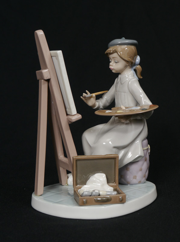 Appraisal: LLADRO PORCELAIN FIGURINE Still Life Antonio Ramos sculptor issued retired