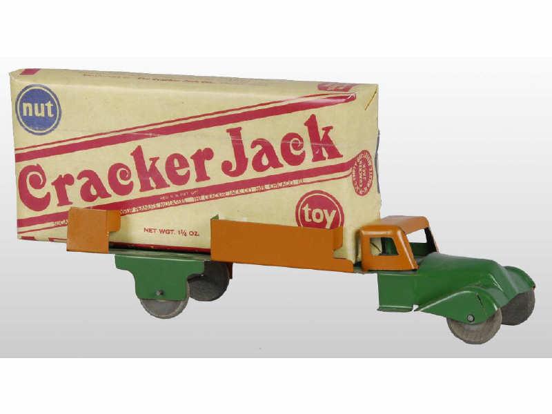 Appraisal: Cracker Jack Truck with Cracker Jack Box Description Item was