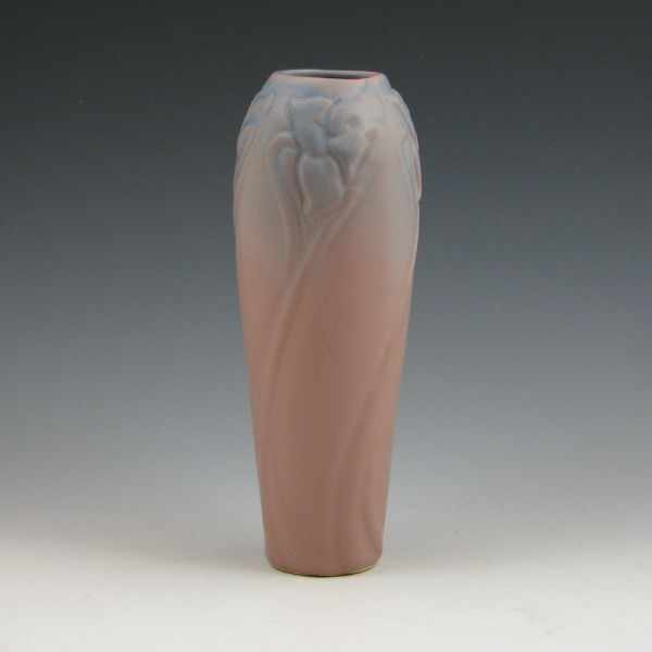 Appraisal: Van Briggle Daffodil vase in Dusty Rose Marked Van Briggle