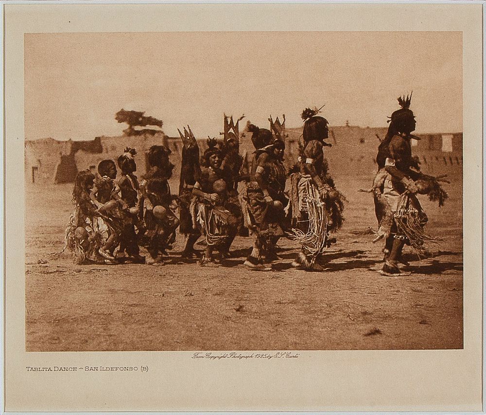 Appraisal: Edward Curtis Tablita Dance - San Ildefonso B Edward Curtis