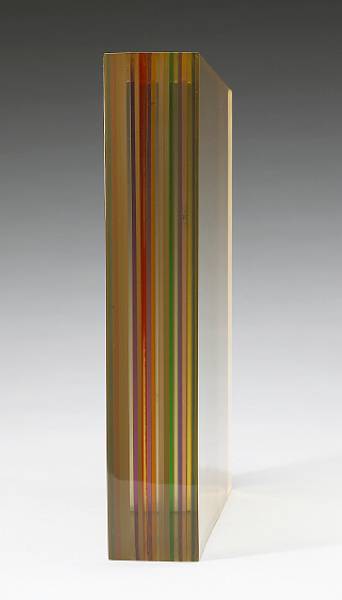 Appraisal: Terry O'Shea American - Untitled laminated colored Plexiglas x x