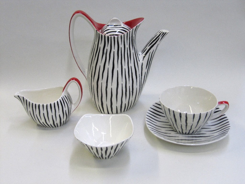 Appraisal: Midwinter 'Zambesi' pattern tea coffee and dinner service designed by