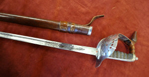 Appraisal: A George V officer's sword by Watson Gillott Sheffield the