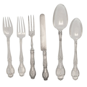 Appraisal: A Tiffany and Co Richelieu Silver Flatware Service New York