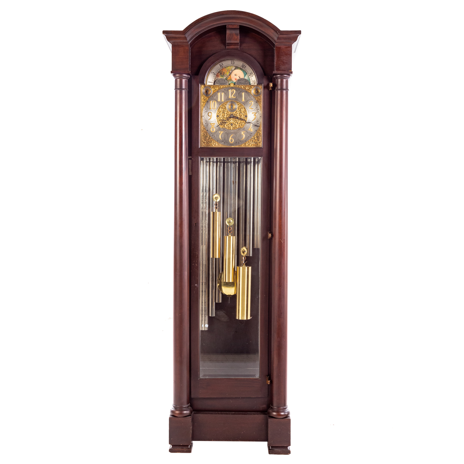 Appraisal: WALTHAM NEOCLASSICAL STYLE TUBULAR CHIME CLOCK First quarter- th century