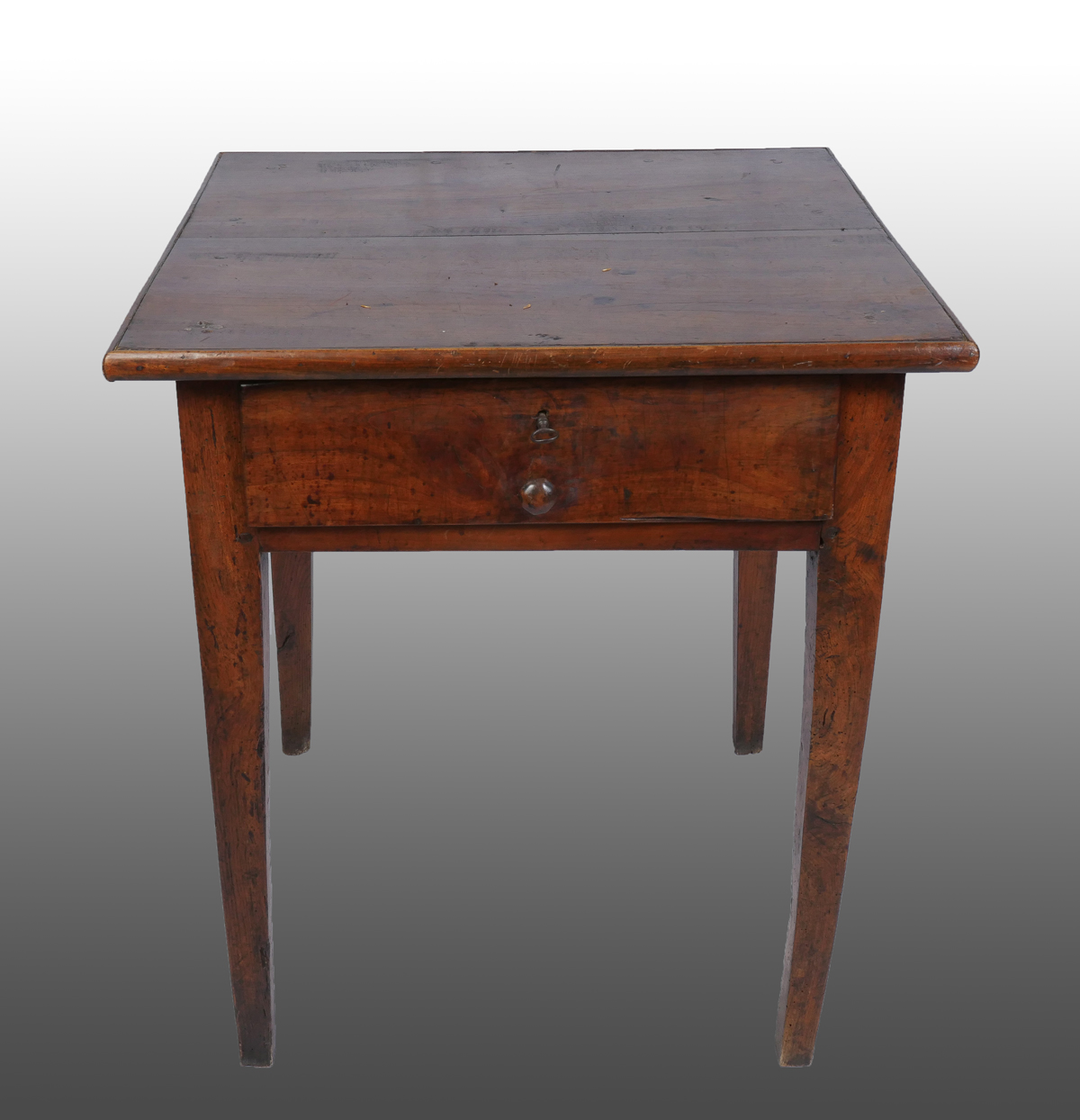 Appraisal: TH C FRENCH COUNTRY SINGLE DRAWER WORK STAND Single drawer