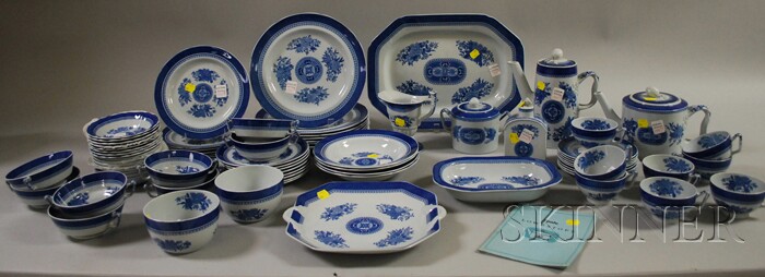 Appraisal: Seventy-eight Piece Spodes Fitzhugh Pattern New Stone Partial Dinner Service