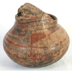 Appraisal: Polychrome animal effigy jar prehistoric Southwest Indian Pottery attributed to