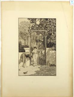 Appraisal: Print Max Klinger Max Klinger German - At the Gate