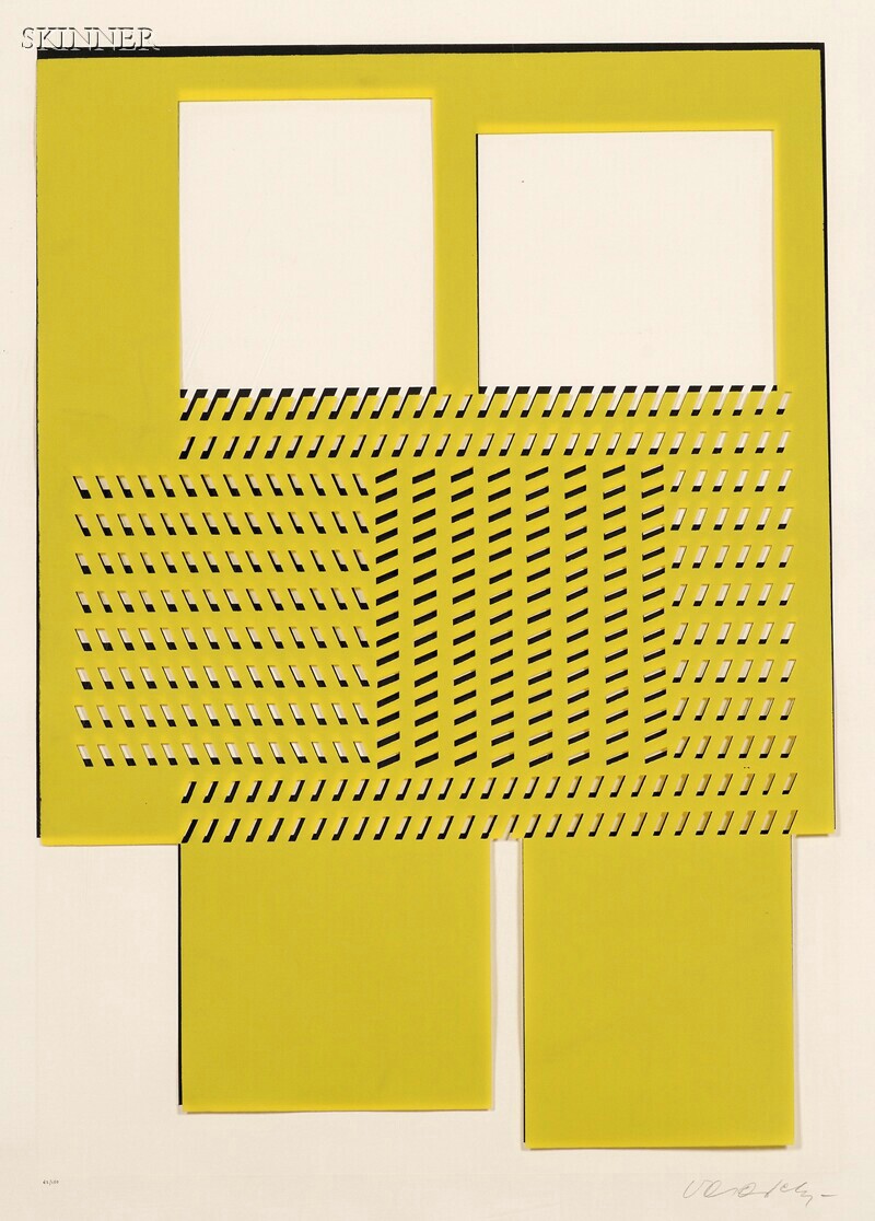 Appraisal: Victor Vasarely French Hungarian - Eleven Images from ALBUM NO