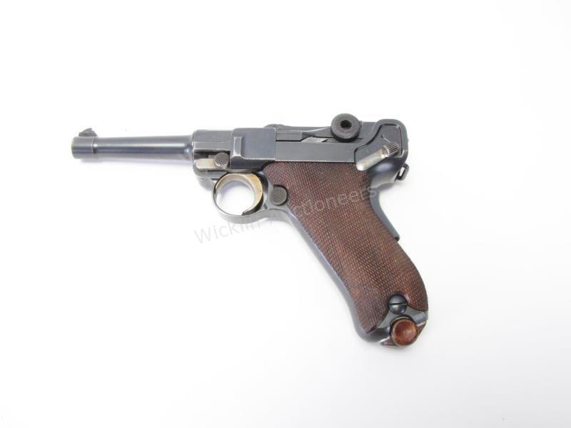 Appraisal: DWM American Eagle Luger Pistol-Commercial model Blued round barrel Chambered