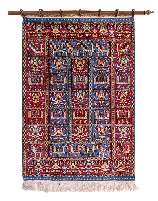 Appraisal: Sale Lot A Verneh Silk Rug second half th century