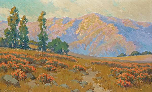 Appraisal: John Marshall Gamble - 'Wild Buckwheat Evening' signed 'John M