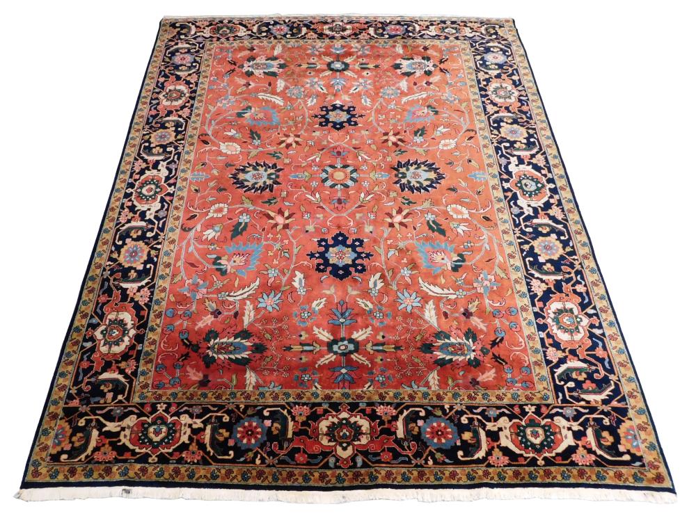 Appraisal: RUG Vintage Persian Heriz design ' x ' finely woven