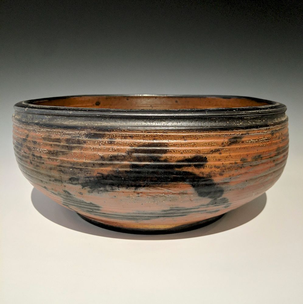 Appraisal: Otto and Vivika Heino - Shallow bowl Lot Otto and