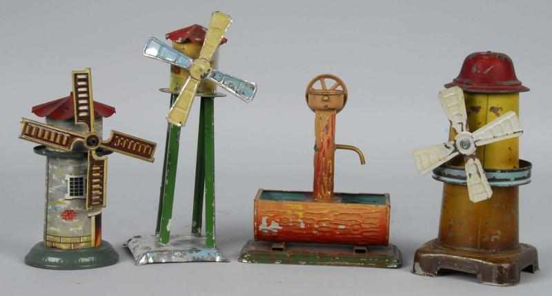 Appraisal: Lot of Hand-Painted Steam Accessory Toys Description German Includes three