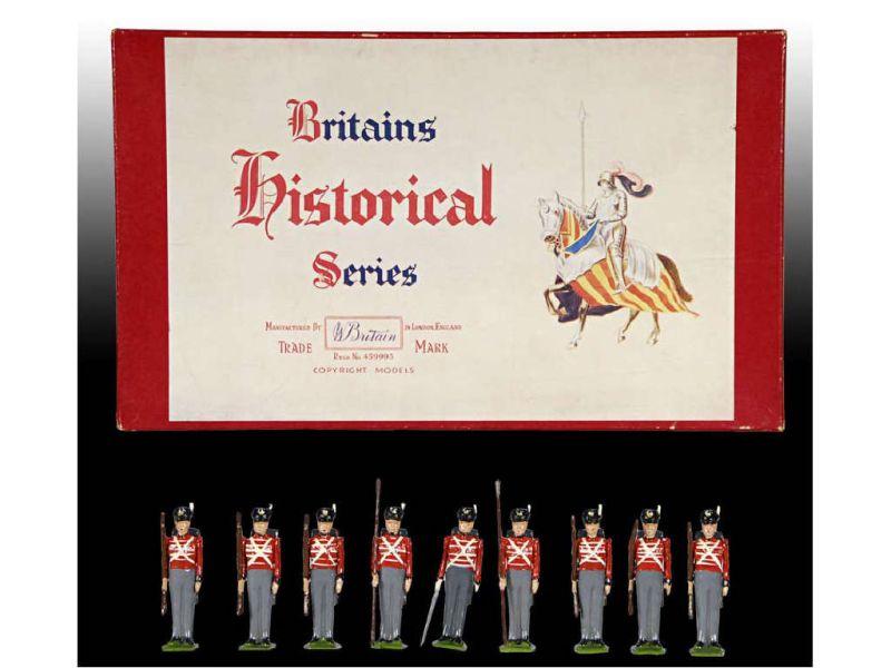 Appraisal: Britains Set Line Infantry with Muskets Description Waterloo period Condition