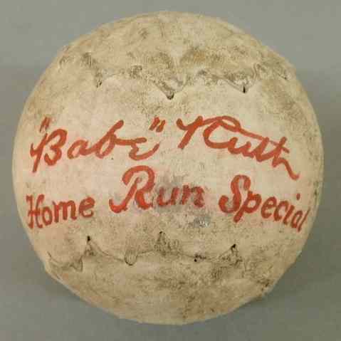 Appraisal: Softball- Babe Ruth Home Run Special