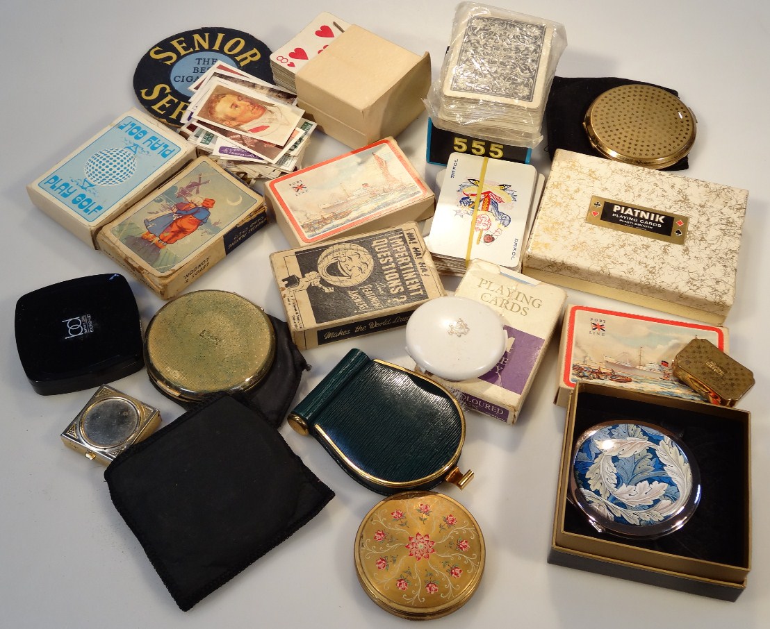 Appraisal: Bygones and collectables comprising of a quantity of playing cards