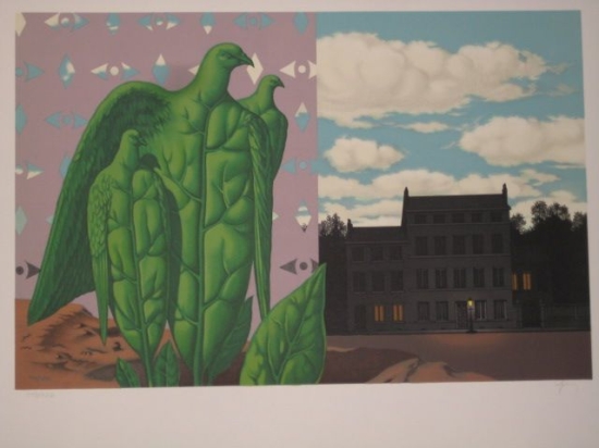 Appraisal: REN MAGRITTE after Les Grands Oiseaux Sont Ceux de l'Ile