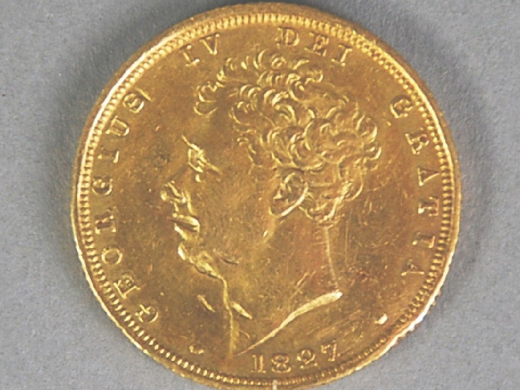 Appraisal: GEORGE IV GOLD SOVEREIGN