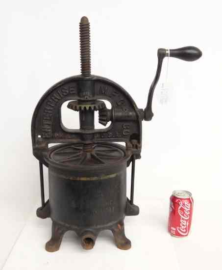 Appraisal: th c cast iron Enterprise fruit press '' Ht