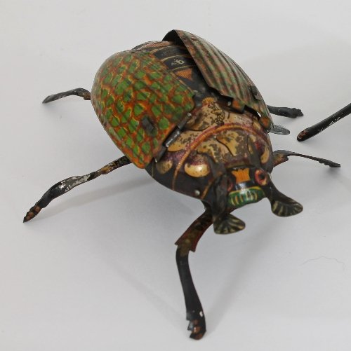 Appraisal: A clockwork beetle with stripy flapping wings and crawling legs