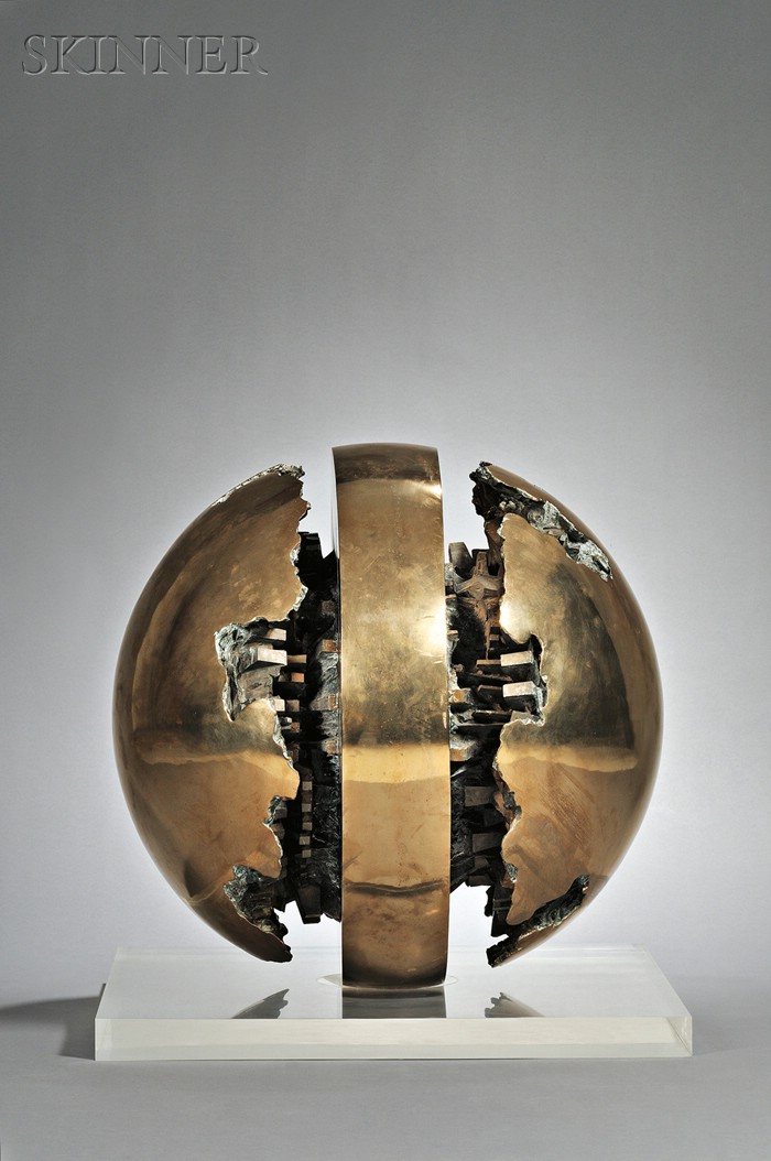 Appraisal: Arnaldo Pomodoro Italian b Rotante primo sezionale n Rotating First