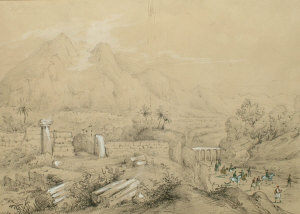 Appraisal: Manner of Edward Lear - - Mount Parnassus circa Greece