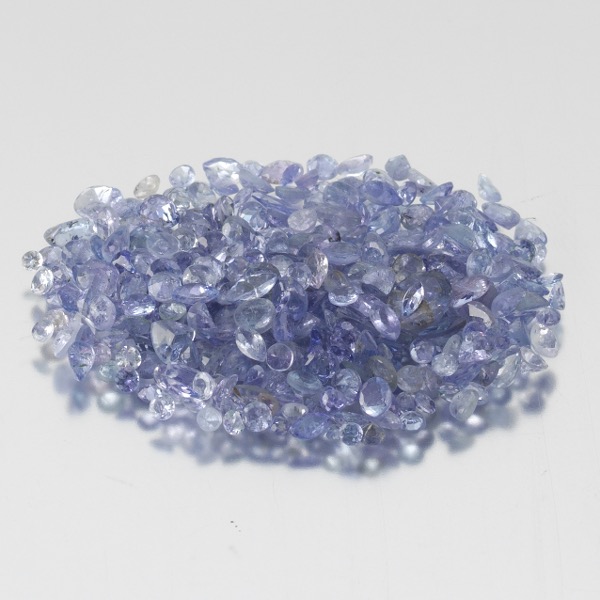 Appraisal: MULTIPLE UNMOUNTED CT TOTAL MULTI-SHAPE TANZANITE GEMSTONES Multiple unmounted ct