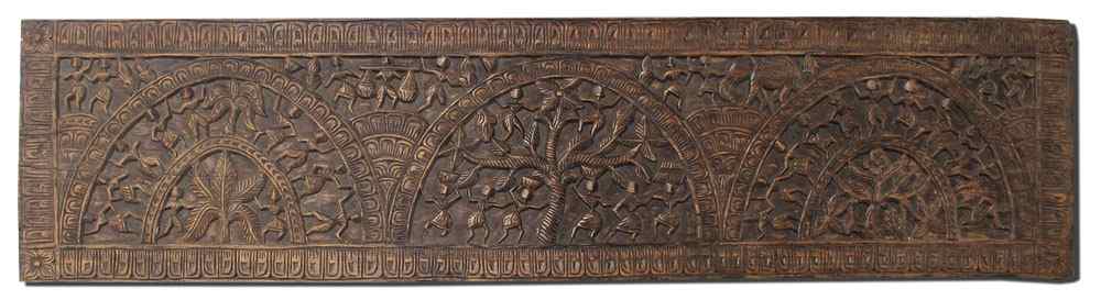 Appraisal: TRIBAL WALL CARVING TH C '' x ''