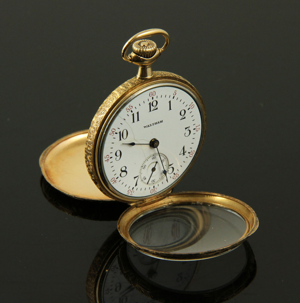 Appraisal: - Ladies' K Gold Waltham Pocket Watch Ladies' K gold