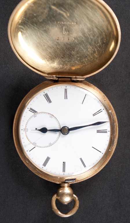 Appraisal: Z Ferris Son K yellow gold hunting-case pocket watch inner