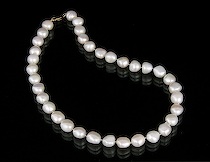 Appraisal: Baroque Pearls Necklace The necklace has apprx mm baroque pearls