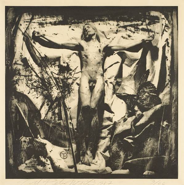 Appraisal: Joel-Peter Witkin American born Christ Photogravure signed dated and edition