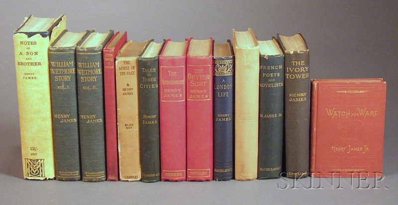 Appraisal: James Henry - Twelve first edition titles in thirteen volumes