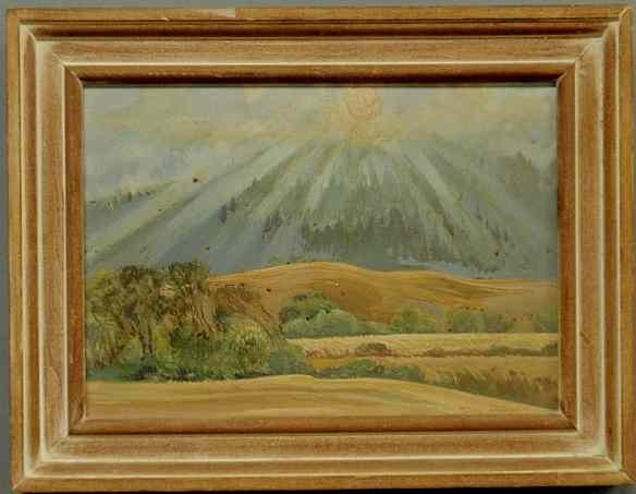 Appraisal: Strong Ray Stanford American - oil on panel landscape painting