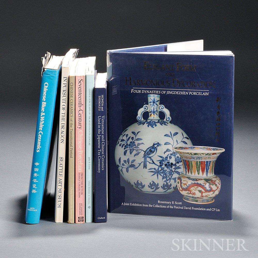 Appraisal: Seven Books and Exhibition Catalogs on Chinese Porcelain S T