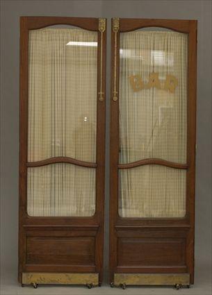 Appraisal: Pair of Brasserie Doors