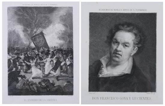 Appraisal: AFTER FRANCISCO DE GOYA Spanish - R Academia De Bellas